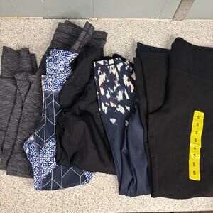 Epic 5 Piece Women’s Small Leggings Athleta Sweaty Beatty Lands End Medium Lot